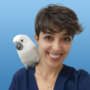 Sara Acebo - Profesora del Curso de Técnico de Aves Escuelanimal