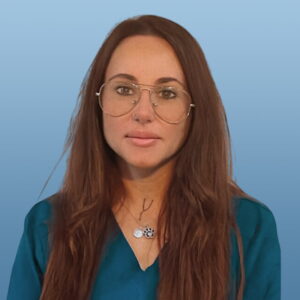 Profesora del Curso de Anestesia Veterinaria María Sánchez
