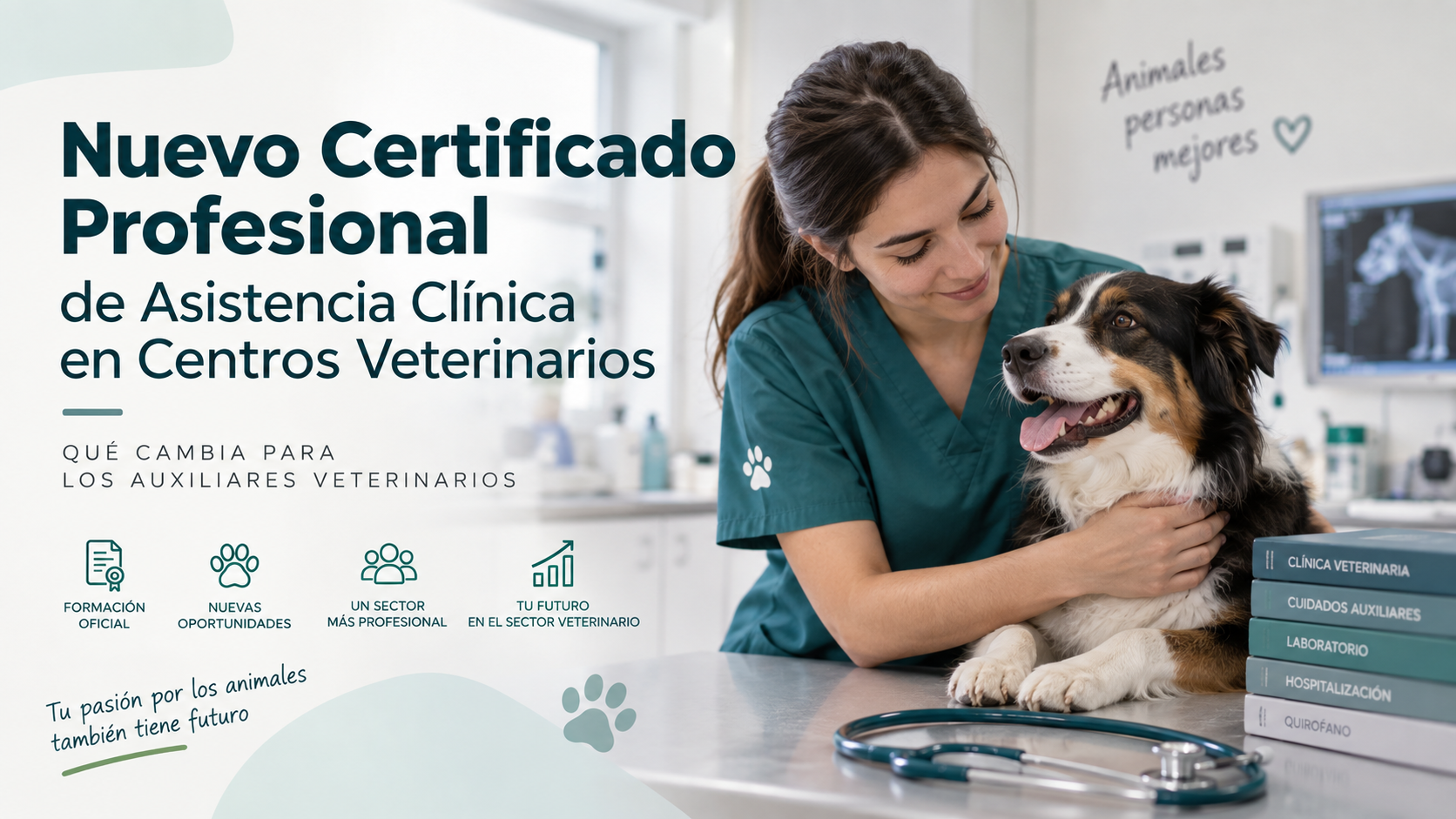 nuevo Certificado Profesional de Asistencia Clínica en Centros Veterinarios